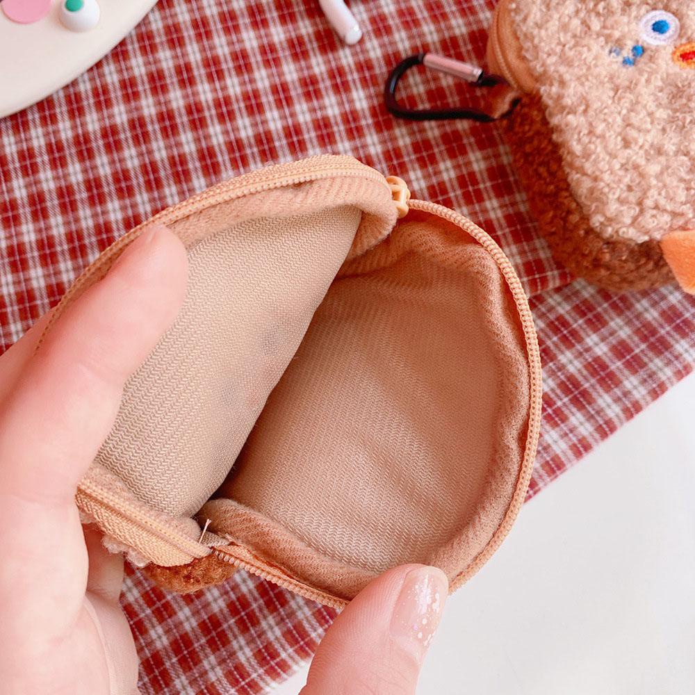 QQMALL Ví Đựng Tiền Xu Mini Mềm Mại Hình Bánh Mì Dễ Thương Cho Bé Trai