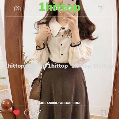 Áo sơ mi bèo kiểu hàn quốc A,039 aobabydoll
