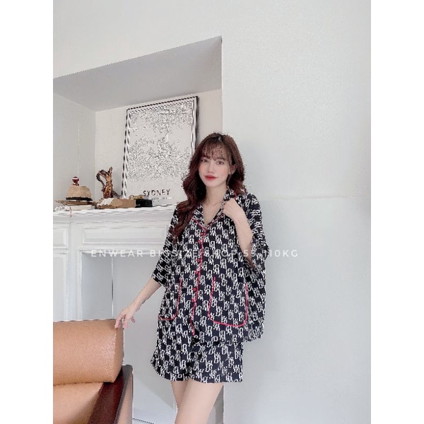 Bộ mặc nhà Pijama Đùi đủ size 55-100kg Cánh Rơi  siêu mềm Mát - Có size Big | BigBuy360 - bigbuy360.vn
