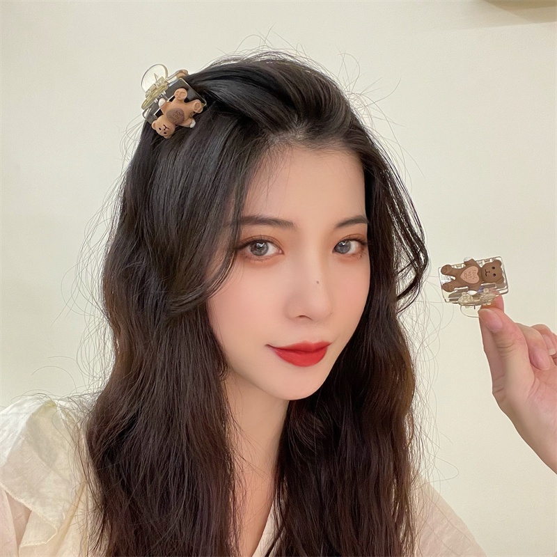 Kẹp Tóc Hình Trái Tim / Gấu Dễ Thương Cho Bé Gái