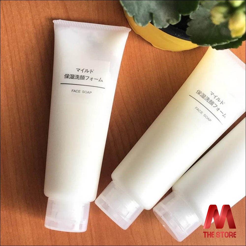 Sữa rửa mặt dưỡng ẩm Muji Face Soap 100g