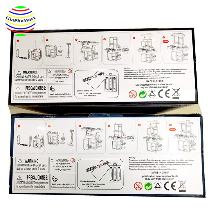 Bộ Đồ Chơi Bếp Nấu Ăn Cho Bé