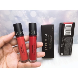 Son kem lì Sephora Luster fullsize màu Ruby, Russet
