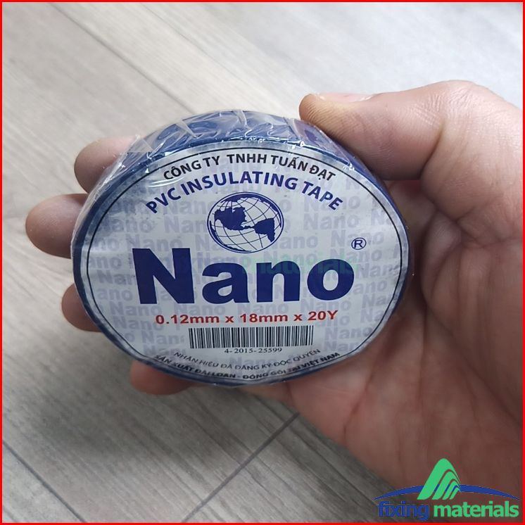 Băng keo điện Nano 0.12mmx18mmx20Y (Hàng phổ thông chất lượng tốt)