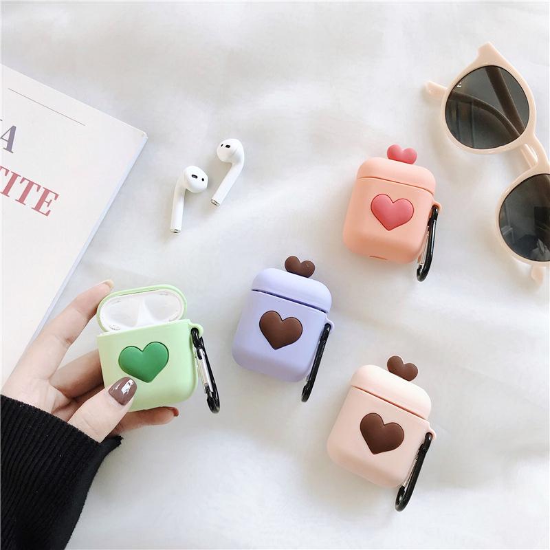 Airpods1 Silicone Anti-fall Cartoon Headset Charging Box Cover