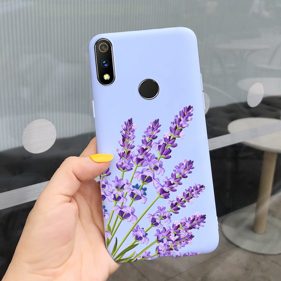 Ốp Điện Thoại TPU Dẻo Màu Sắc Ngọt Ngào Họa Tiết Bươm Bướm Dễ Thương Cho Realme 3 / Realme 3i / Realme 3 Pro Realme3