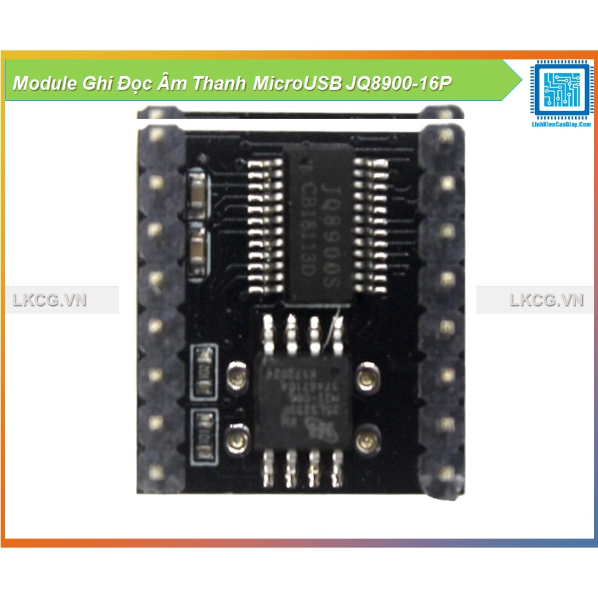 Module Ghi Đọc Âm Thanh MicroUSB JQ8900-16P