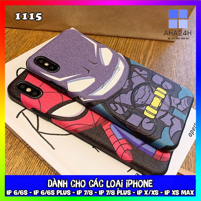 ỐP LƯNG IPHONE SIÊU ANH HÙNG CHIBI ĐỦ DÒNG MÁY - ỐP DẺO (6/6 PLUS/6S/6S PLUS/7/7 PLUS/8/8 PLUS/X/XS/XS MAX) AH1115