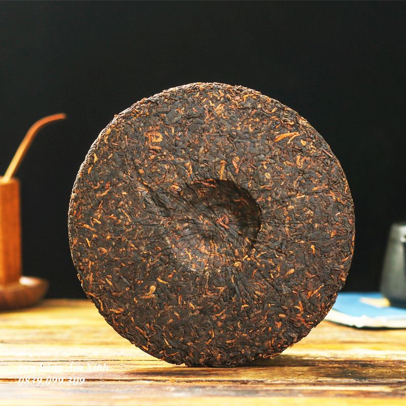 Bánh trà phổ nhĩ chín Vân Nam (Bánh 357 gram, năm 2018)