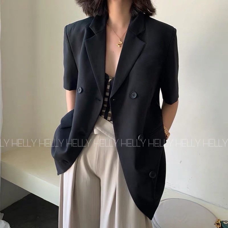 ÁO BLAZER NỮ NGẮN TAY | HELLY SHOP | BigBuy360 - bigbuy360.vn