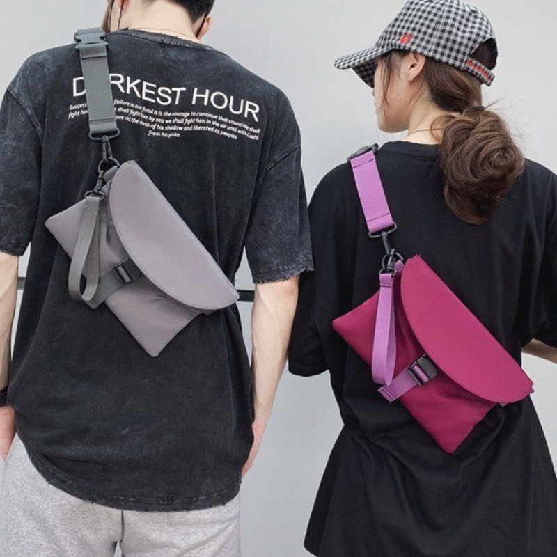 Túi Đeo Trước Ngực Phong Cách Hip hop Cá Tính Dành Cho Cả Nam Và Nữ
