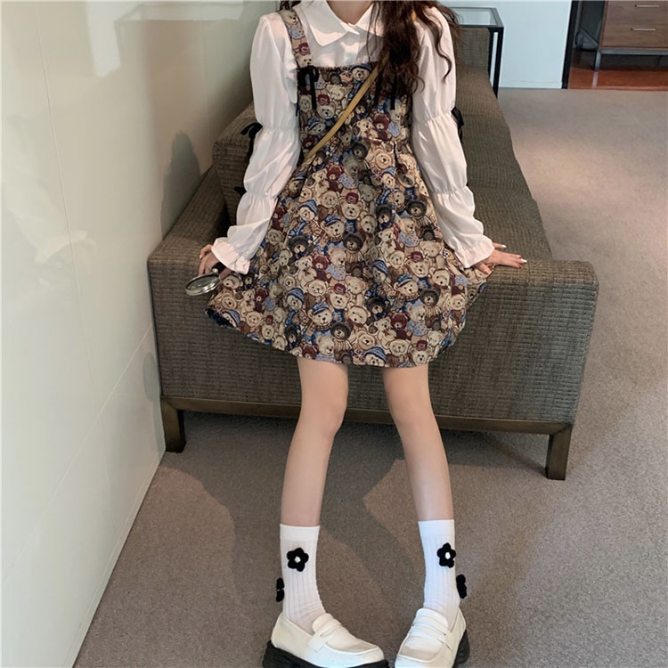 Áo Sơ Mi Dài Tay Đính Nơ Ngọt Ngào Thời Trang Mùa Thu Dành Cho Nữ