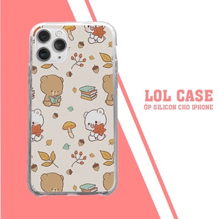 Ốp lưng silicon grizzy and ice bear cho iphone 5 - iphone 12 ctw20210040
