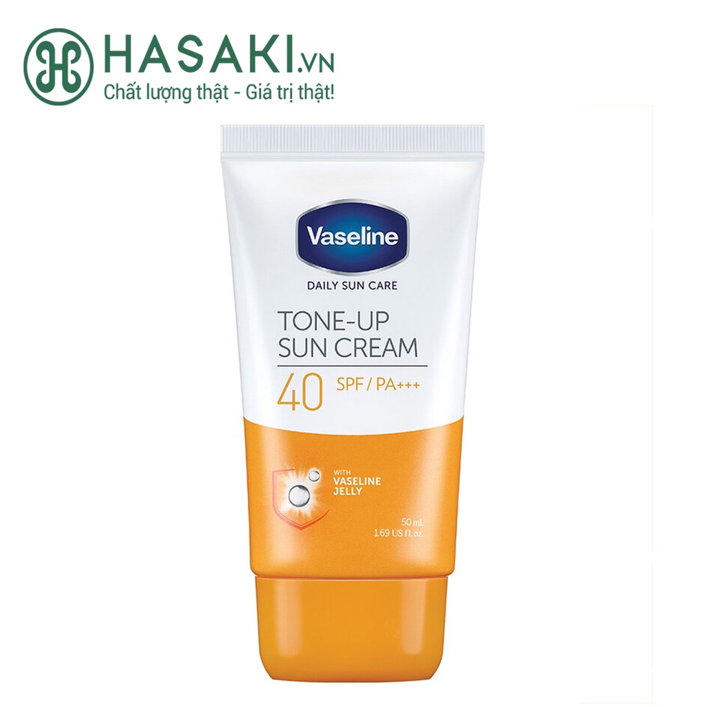 Kem Chống Nắng Vaseline Nâng Tông Da SPF 40+ PA+++ Tone-Up Sun Cream 50ml