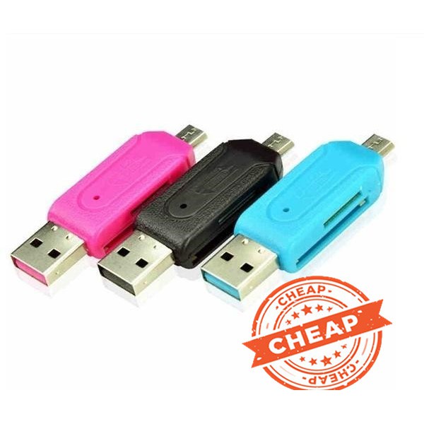 Thiết bị đọc thẻ nhớ OTG TF / SD cổng USB đa năng