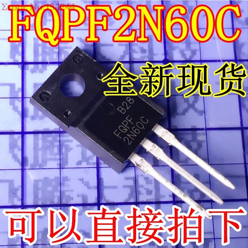 / FQPF2N60C 10 chiếc lô TO-220 2N60C 2N60 TO220 MOS FET bóng bán dẫn pxb6 /