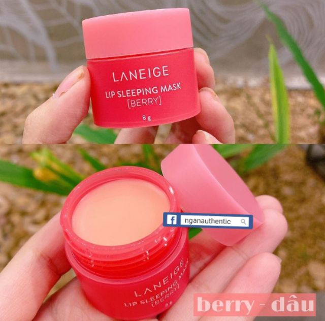 Set 4 mặt nạ ngủ môi Laneige Lip Sleeping Mask 8g