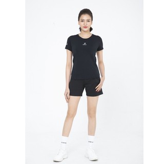 Quần thể thao nữ PRONING 875 đen phối đỏ