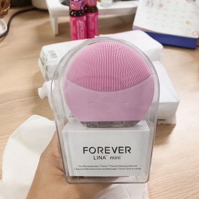[BẢO HÀNH 1 ĐỔI 1] Máy Rửa Mặt Thông Minh Forever Lina Mini - Bản Full Chính Hãng Kèm Cáp Sạc | BigBuy360 - bigbuy360.vn