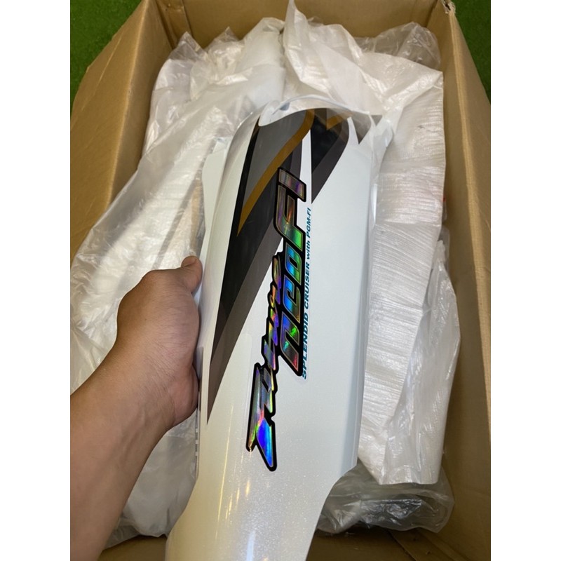 Dàn áo xe máy Future Neo fi 2008 màu trắng new chính hãng honda