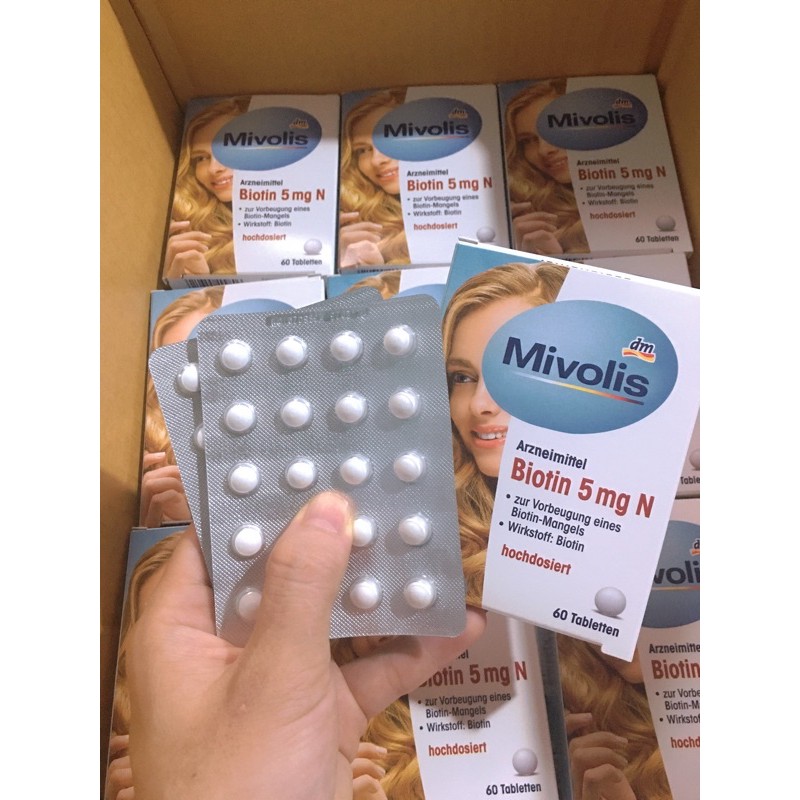 Viên uống mọc tóc Biotin Đức