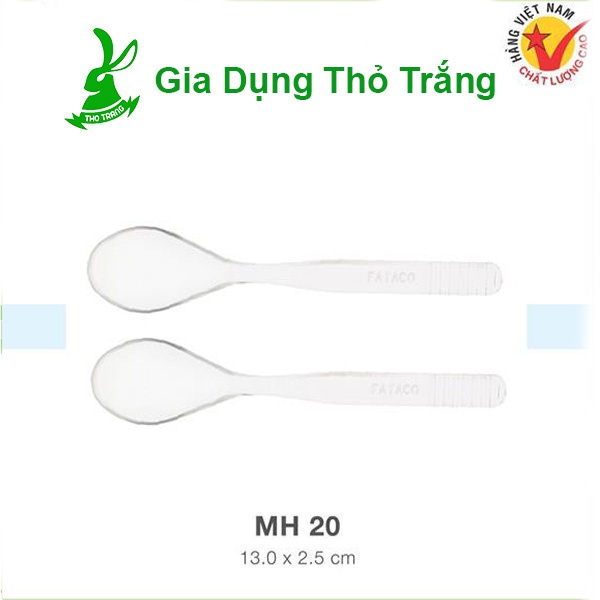 Muỗng Hủ MH20 Nhựa Trong Acrylic Cao Cấp Fataco Việt Nam