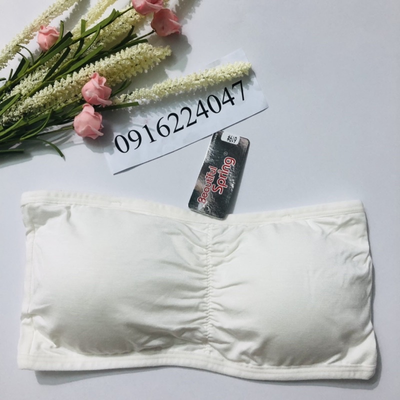 Áo bra móc cài chống tuột, áo quây ngực cotton cực êm, áo ống trơn