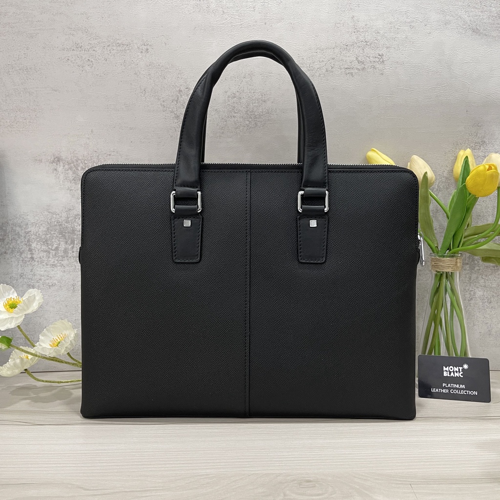 Cặp da doanh nhân cao cấp MB Black Slim Document Case