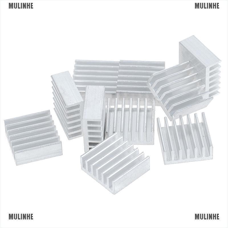 Set 10 Quạt Tản Nhiệt Nhôm 14 * 14 * 6mm