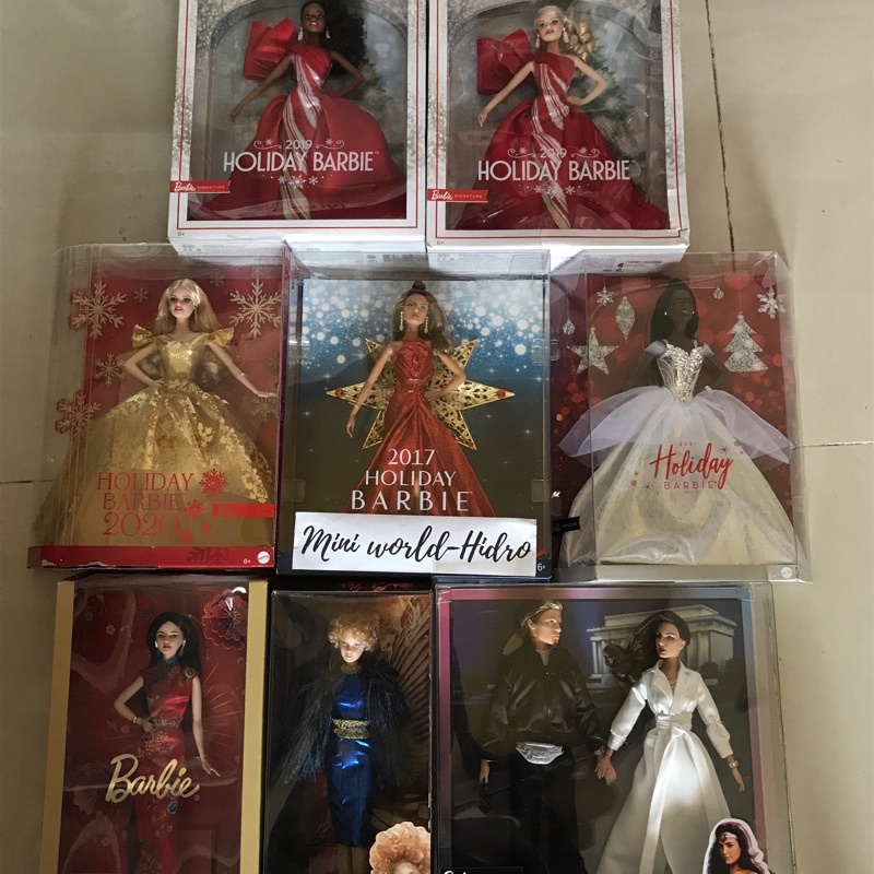 Búp bê 2019 2017 2018 2020 Holiday Barbie Doll model muse chính hãng