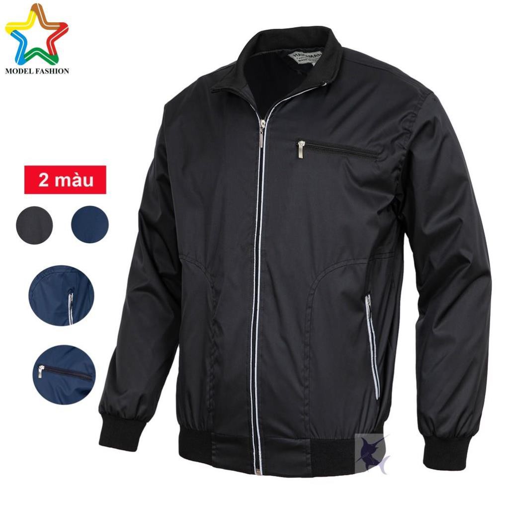 Áo khoác dù dạ quang 2 lớp cao cấp cổ đứng HLS AKD01003