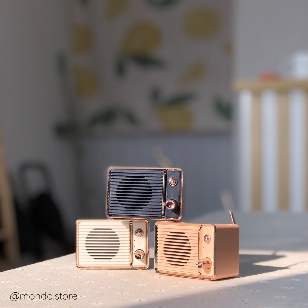 Loa Mini Bluetooth Retro
