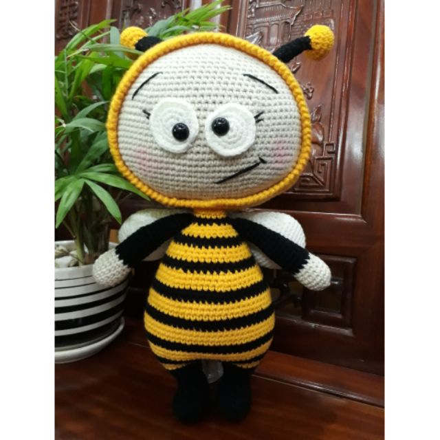 Thú len handmade - Bé ong cool ngầu