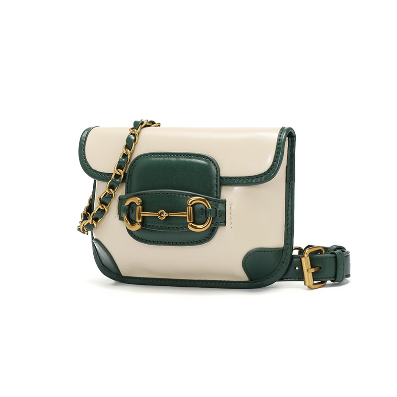 Túi Đeo Chéo Một Bên Vai Có Dây Xích Thiết Kế Thời Trang Mới Dành Cho Bạn Nữ