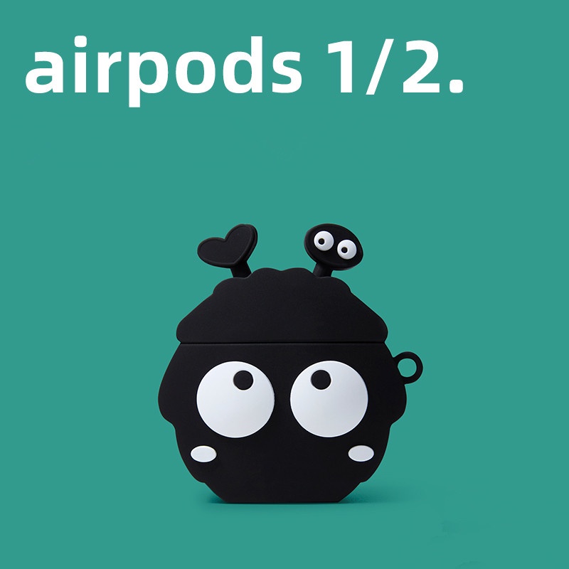 Vỏ bảo vệ hộp sạc tai nghe nhiều hình dạng dễ thương thích hợp cho AirPods 1 2 Pro & Inpods 12 13