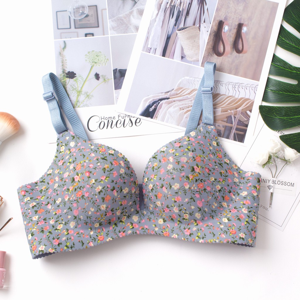 Áo Lót Su Đúc Không Gọng Form Nâng (Mẫu hoa nhí)- AL093 | BigBuy360 - bigbuy360.vn