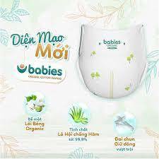 [Mua 2b tặng quà]Tã/Bỉm dán/quần Babies Organic size NB76/S66/M56/M54/L46/L50/XL46/XXL40