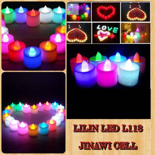 Set 12/24 đèn LED hình ngọn nến sử dụng pin hỗ trợ trang trí không gian