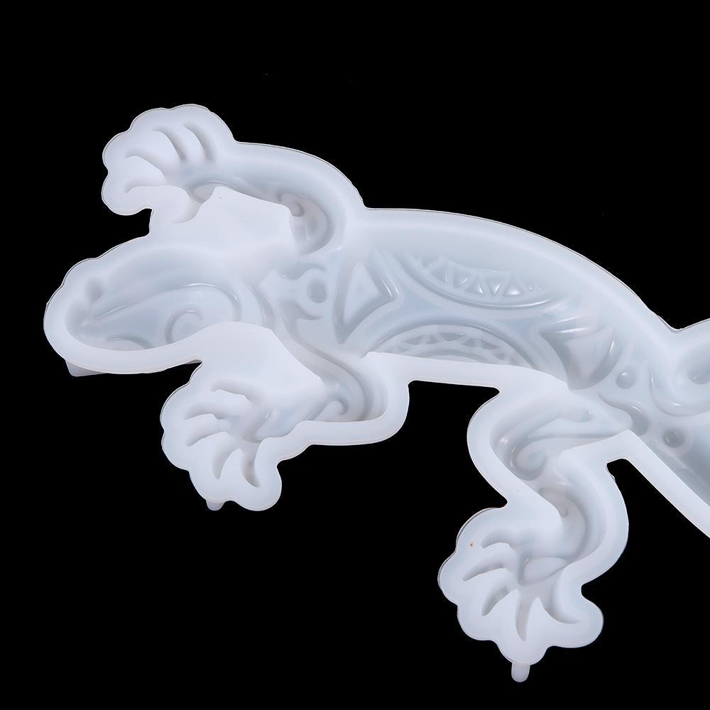 Khuôn Silicone Tạo Hình Con Tắc Kè Trang Trí Tường