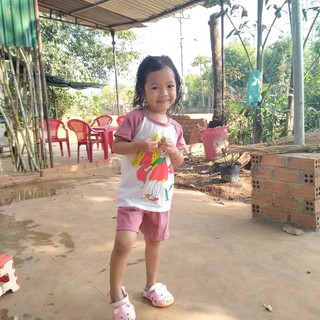 BỘ COTTON 4 CHIỀU BÉ GÁI (SET 5B)