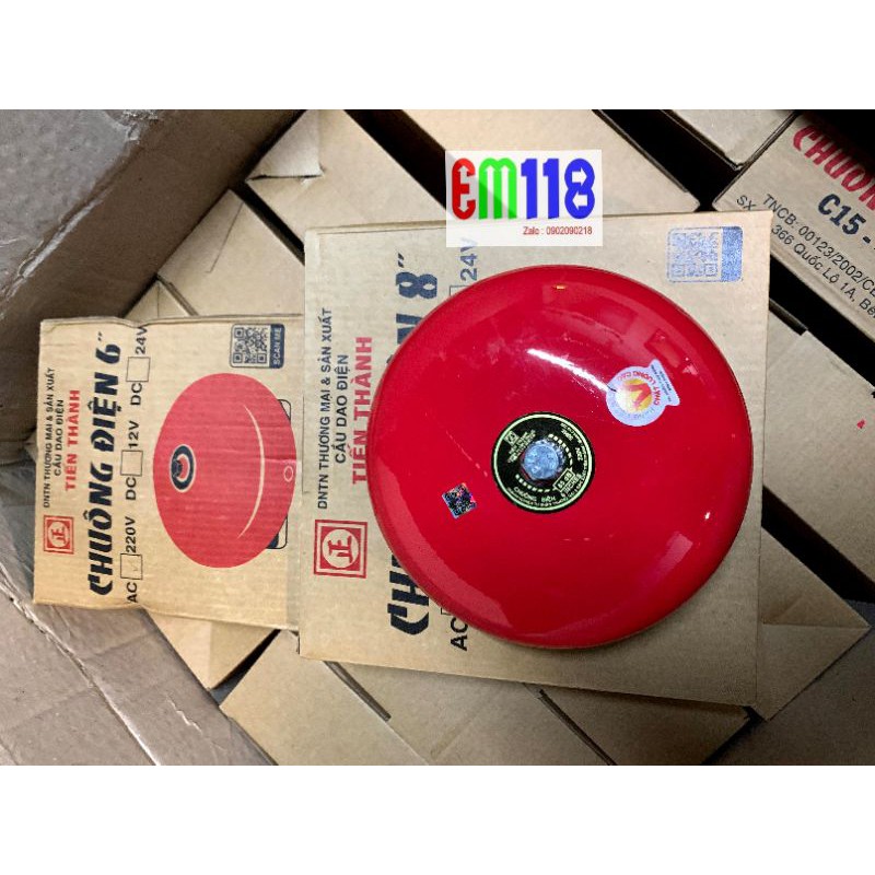 EM118 - Chuông Tiến Thành 6 inch 220V - chuông báo động - chuông báo cháy