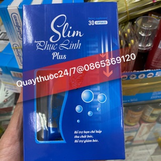 GIẢM CÂN SLIM PHỤC LINH PLUS AN TOÀN ,HIỆU QUẢ (sản phẩm này ko phải là thuốc không có tác dụng thay thế thuốc bệnh)