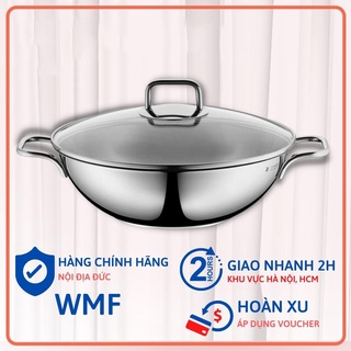 Nồi - chảo sâu lòng inox WMF wok party 28cm - Chảo WMF có vung GEM Hàng Đức