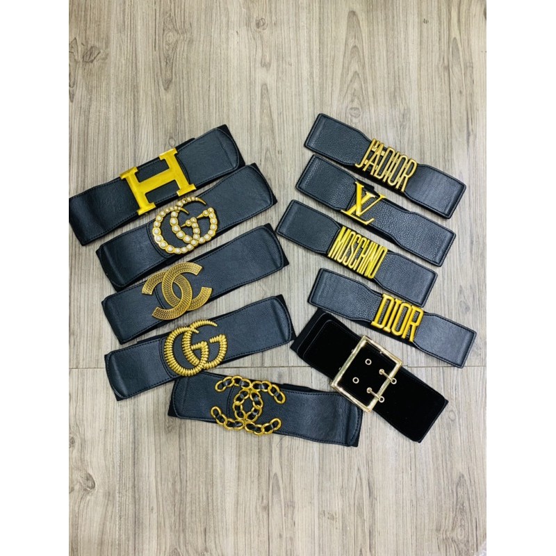 Đai váy da bản to mã mới