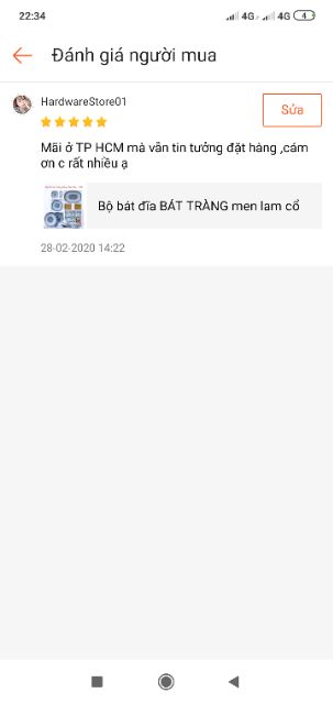 Bộ bát đĩa BÁT TRÀNG men lam cổ | BigBuy360 - bigbuy360.vn