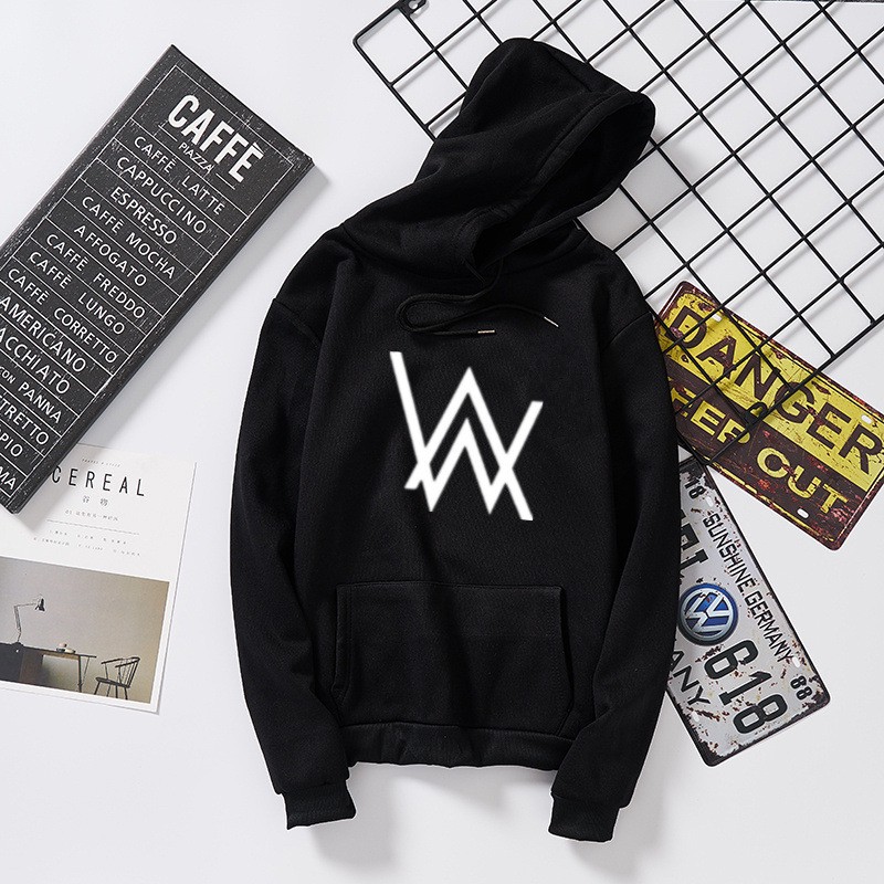 Áo Hoodie Tay Dài In Chữ Alan Walker Thời Trang Cho Nữ