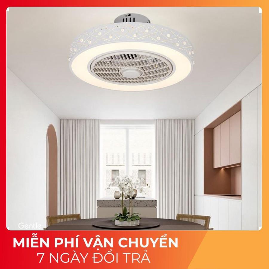 Quạt Trần đèn hiện dại- Điều khiển từ xa_ quét mã điều khiển trên điện thoại thông minh -Q01