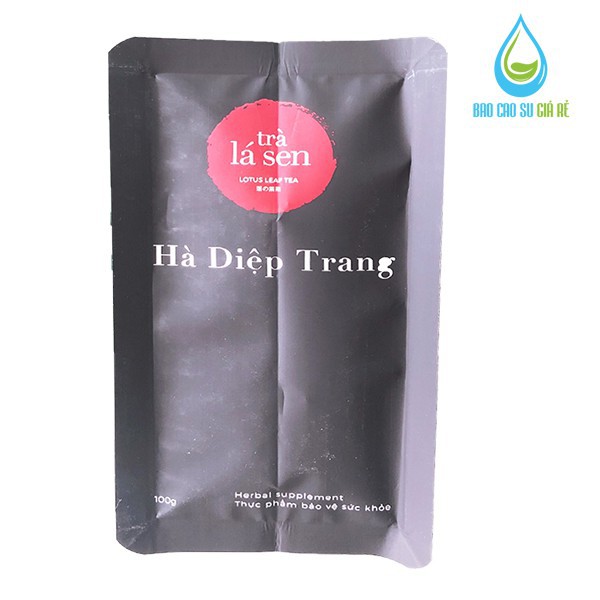 [BCS] [CHÍNH HÃNG] Thực phẩm bảo vệ sức khỏe Trà lá sen HÀ DIỆP TRANG túi 100gram