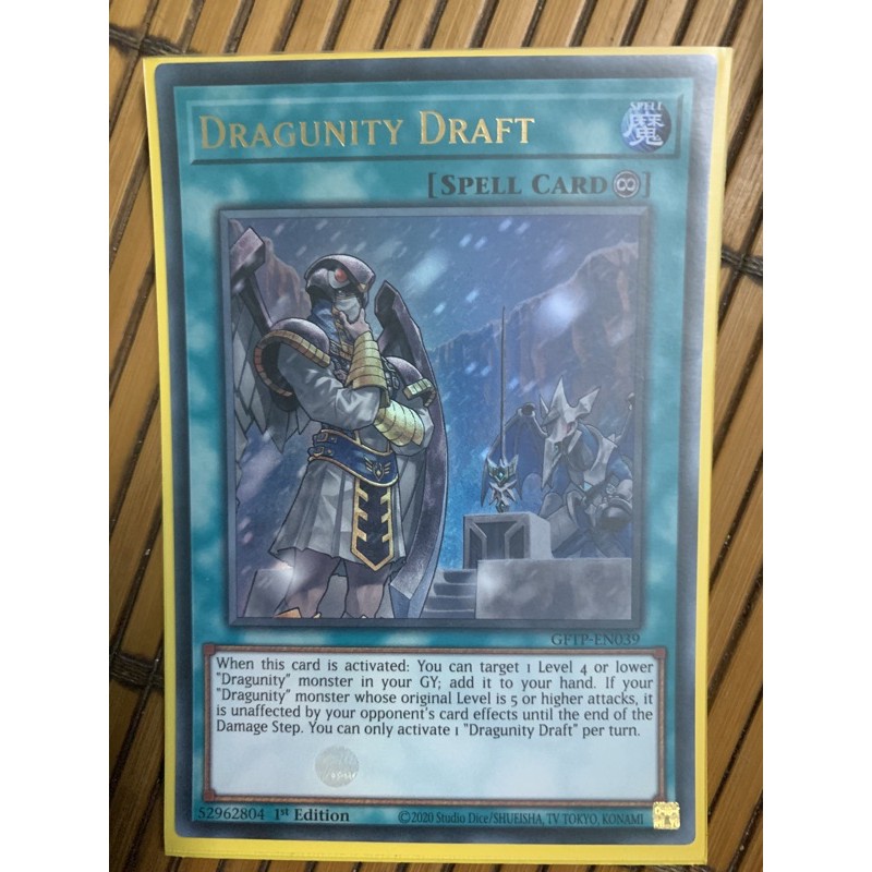 bài yugioh: dragunity draft