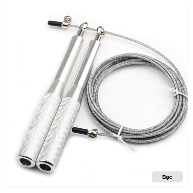 Dây nhảy lõi thép tay cầm hợp kim dây tập thể dục thể thao hàng cao cấp